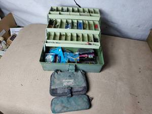 Tackle Box with Lures and Other Gear