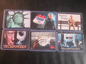 Lot of 6 Trump Related Novelty Card...