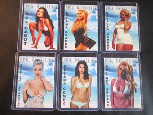 Lot of 6 Epic Beauties Cards In Sle...
