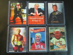 Lot of 6 Trump Related Novelty Card...