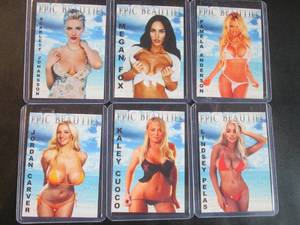 Lot of 6 Epic Beauties Cards In Sle...