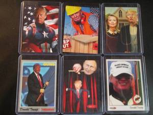 Lot of 6 Trump Related Novelty Card...