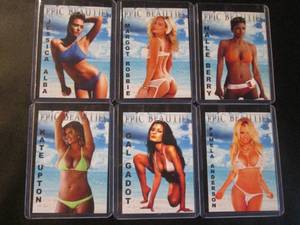 Lot of 6 Epic Beauties Cards In Sle...