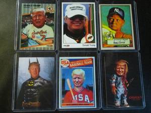 Lot of 6 Trump Related Novelty Card...