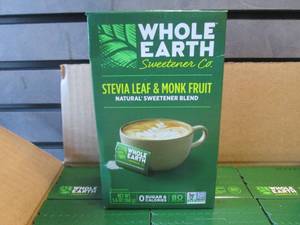 Case of 12 Boxes Stevia Leaf & Monk...