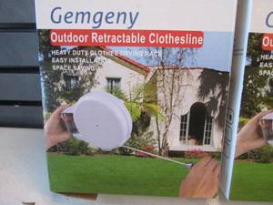 Lot of 4 Outdoor Retractable Clothe...