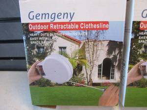 Lot of 4 Outdoor Retractable Clothe...