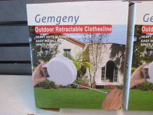Lot of 4 Outdoor Retractable Clothe...