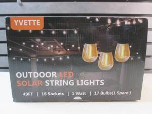 Outdoor LED Solar String Lights ...