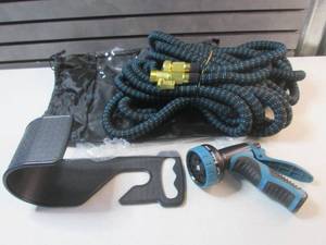 Garden Hose with Hanger, Nozzle and...
