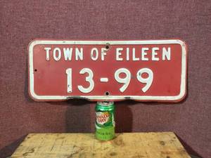 lot 15 image: Vintage Township Sign Marker