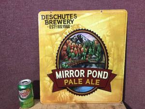 lot 47 image: Mirror Pond Pale Ale Metal Sign