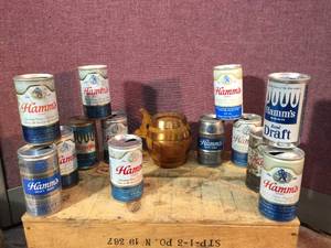 lot 96 image: Vintage Hamms Beer Can Collections