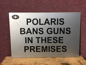 lot 146 image: Polaris Metal Sign
