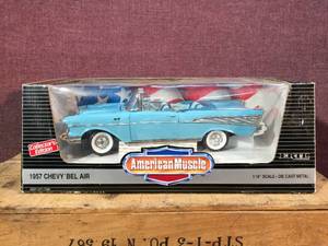 lot 157 image: Ertl American Muscle 1957 Chevy Bel Air - Diecast