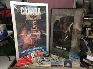 lot 193 image: Vintage Northwest Orient Airlines Collectables