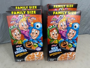 4 New Boxes of Kelloggs Rice Krispies Cereal