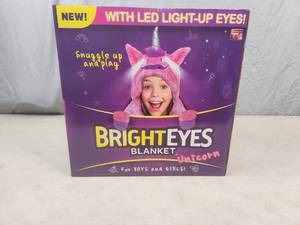 New Bright Eyes Unicorn Blanket