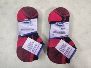 6 New Pairs Dr. Scholls For Her Cushioned Socks