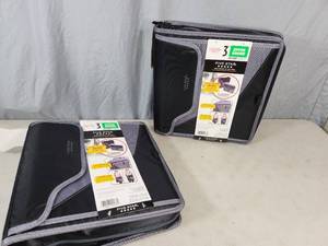 2 New Five Star Zipper Binders