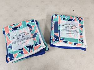 12 New Microfiber Dishcloths