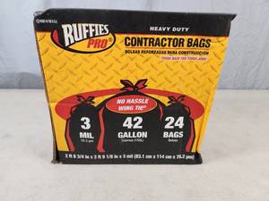 New Box of Contractor Grade Trash Bags