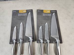 2 New Chicago Cutlery Knife Sets