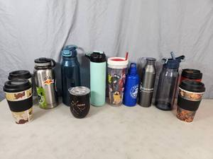 Assorted Water Bottles and Tumbler