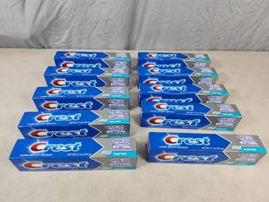 10 New Tubes of Assorted Crest Toothpaste