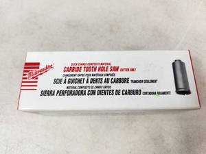 New Milwaukee Carbide Tooth Hole Saw 1 inch
