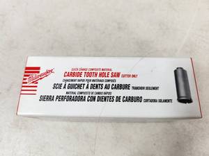New Milwaukee Carbide Tooth Hole Saw 1 18 inch