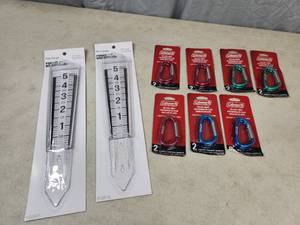 2 New Rain Guages and 14 New Coleman Carabiners