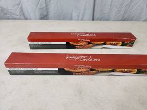2 New Non Stick Grill and Bake Mats