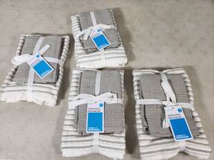 4 New 3 Piece Kitchen Towel Sets