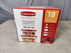 New Rubbermaid 18 Piece Food Storage Set