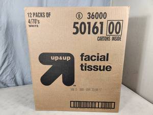 New Case of Up and Up Facial Tissue