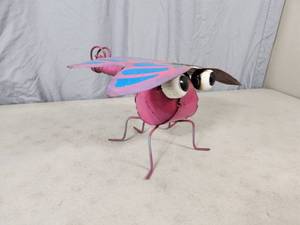 New Handmade Recycled Metal Garden Art Dragonfly