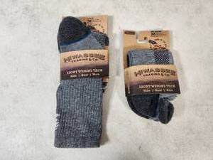 2 New Pair of Hiwassee Trading Co Merino Wool Socks