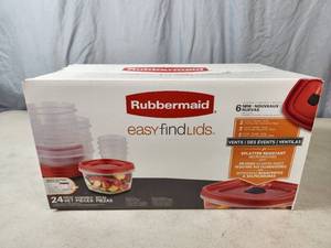 New 24 Piece Rubbermaid Food Storage Set