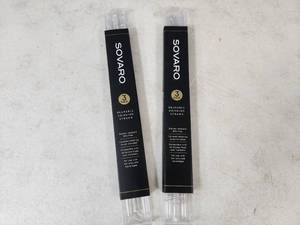 2 New Sets of Sovaro Reusable Straws with Cleaning Brushes