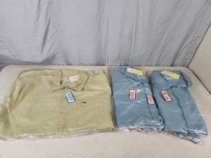 3 New Mens UV Protection  Fishing Shirts