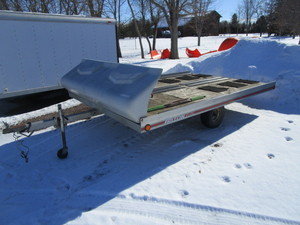 1995 8X12 Triton Elite Snowmobile Trailer