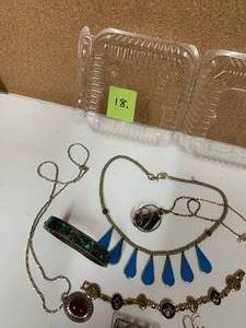 lot 18 image: Lots of 925 Sterling & Stone items
