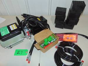 lot 27 image: Hydraulic Pump and Hardware