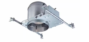 lot 48 image: Commercial Electric 6 in. Aluminum New Construction IC Rated Recessed Can Airtight Housing (6-Pack)