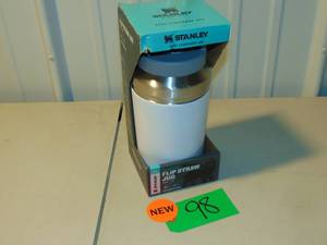 lot 98 image: Stanley White Flip Straw Jug 64oz