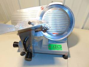 lot 120 image: VEVOR Commercial Meat Slicer, 10 inch Electric Food Slicer