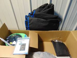 lot 113 image: SereneLife SLISAU35BK Full Size Portable Steam Sauna Personal Home Spa, with Remote Control, Timer