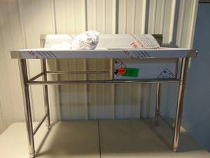 lot 118 image: Commercial Kitchen Sink Stainless Steel Kitchen Sink Household & Commercial Kitchen Catering Prep Sink