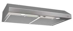 lot 102 image: Broan-NuTone BCSD142SS Glacier 42-inch Under-Cabinet 4-Way Convertible Range Hood with 2-Speed Exhaust Fan and Light, 300 Max Blower CFM, Stainless Steel